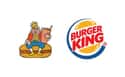 Burger King on Random Famous Corporate Logos Then And Now