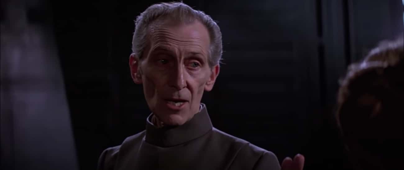 Grand Moff Tarkin From 'A New Hope' Forces Leia To Watch Her Home Planet Be Wiped Out, Even After Getting What He Needed