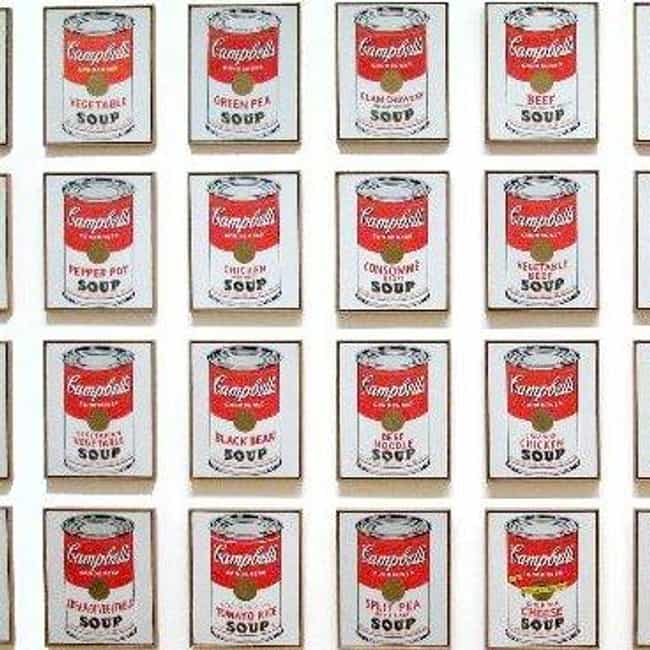 Campbell's Soup Cans is listed (or ranked) 2 on the list Andy Warhol's Greatest Works Of Art