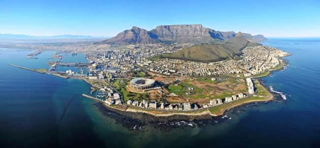 Cape Town is listed (or ranked) 55 on the list The Most Beautiful Cities in the World