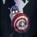 Captain America on This Artists Random Draw Your Favorite Characters As Tim Burton Characters