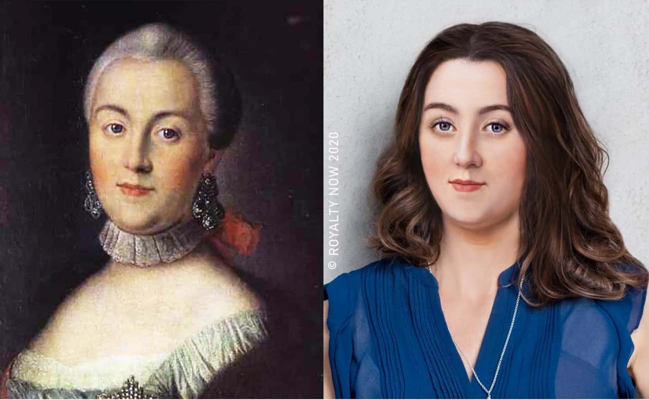 Екатерина 2 в молодости портрет