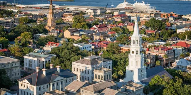 Charleston is listed (or ranked) 77 on the list The Most Beautiful Cities in the World