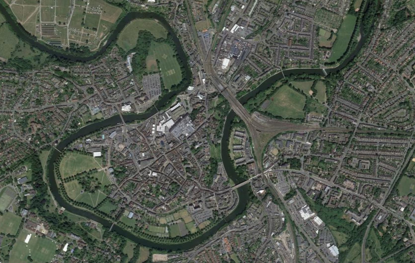 Satellite Images Of Where Historical Figures Actually Lived