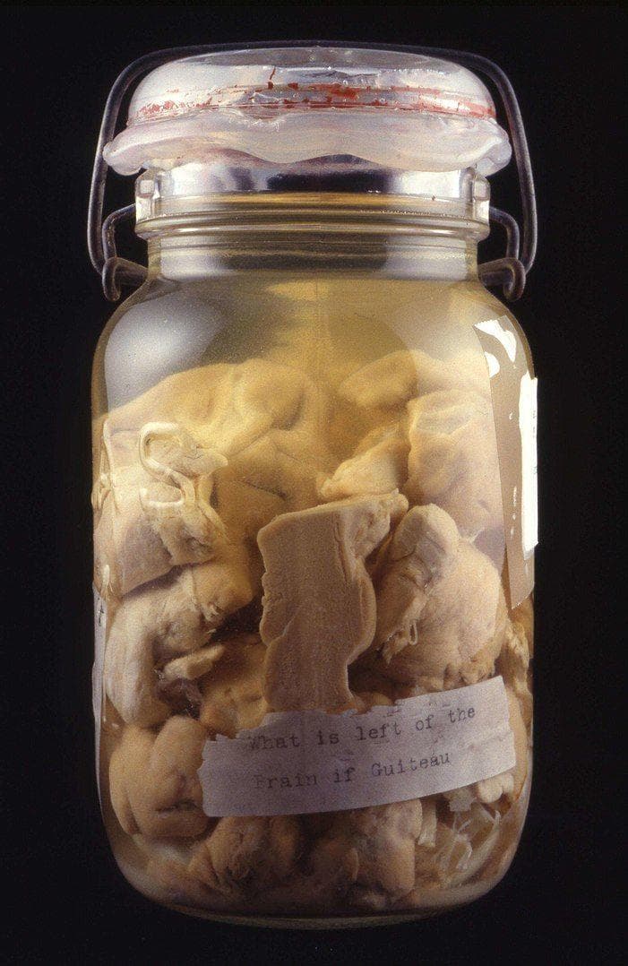 After James Garfield's Assassin Charles Guiteau Was Executed, Scientists Removed His Brain - Which Remains In A Jar In Philly