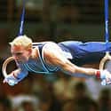 age 48   Szilveszter Csollány is a former gymnast from Hungary. He won gold in the men's rings at the 2000 Summer Olympics in Sydney with a score of 9.85.