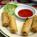 Vegetable Spring Rolls on Random Most Cravable Chinese Food Dishes