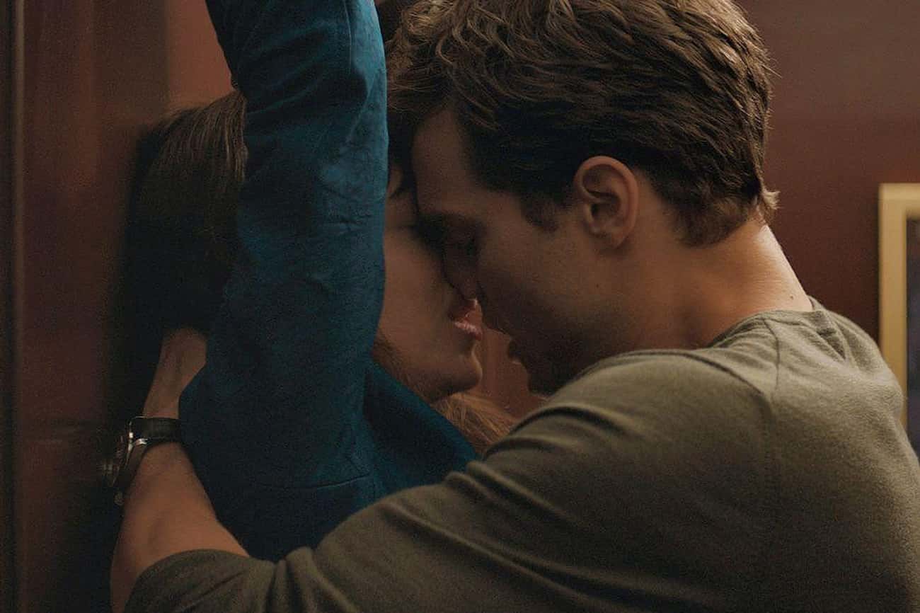 Christian and Anastasia from Fifty Shades of Grey
