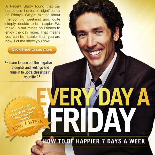 Best Joel Osteen Books List of Popular Joel Osteen Books, Ranked