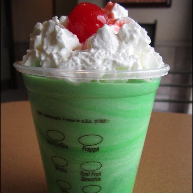 McDonald's Shamrock Shake