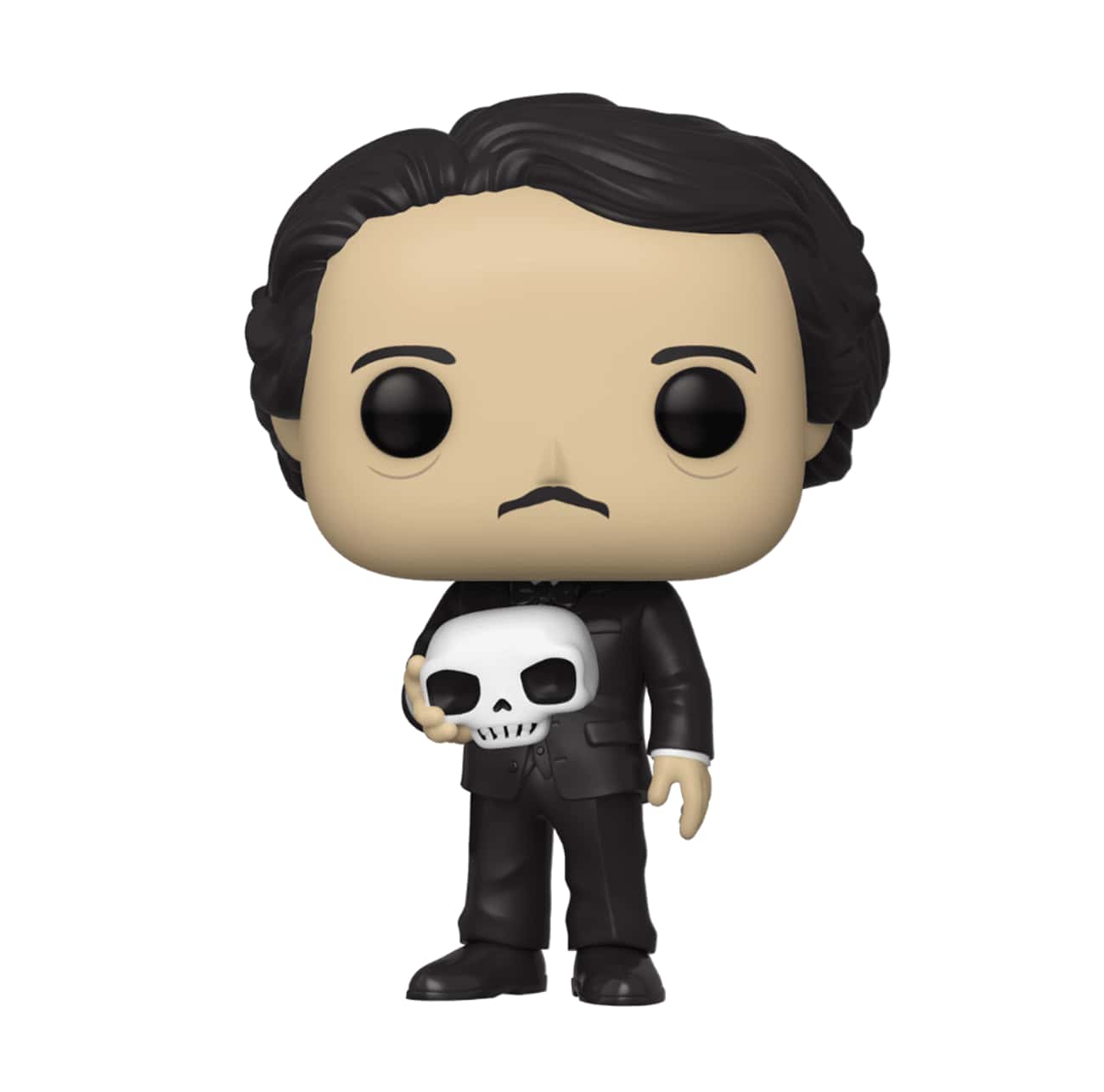 Edgar Allan Poe With Skull
