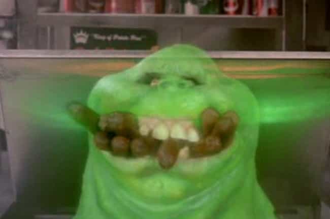 Slimer is listed (or ranked) 4 on the list Every Ghost in the First Two Ghostbusters Movies
