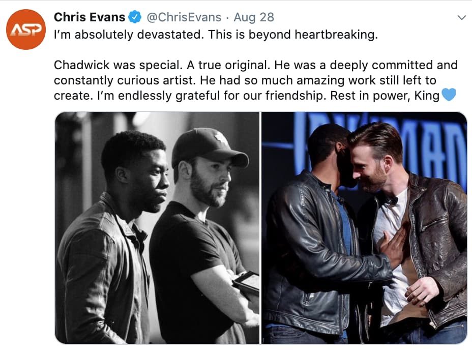 Image of Random 'Black Panther' Cast And Marvel Family Pay Tribute To Chadwick Boseman