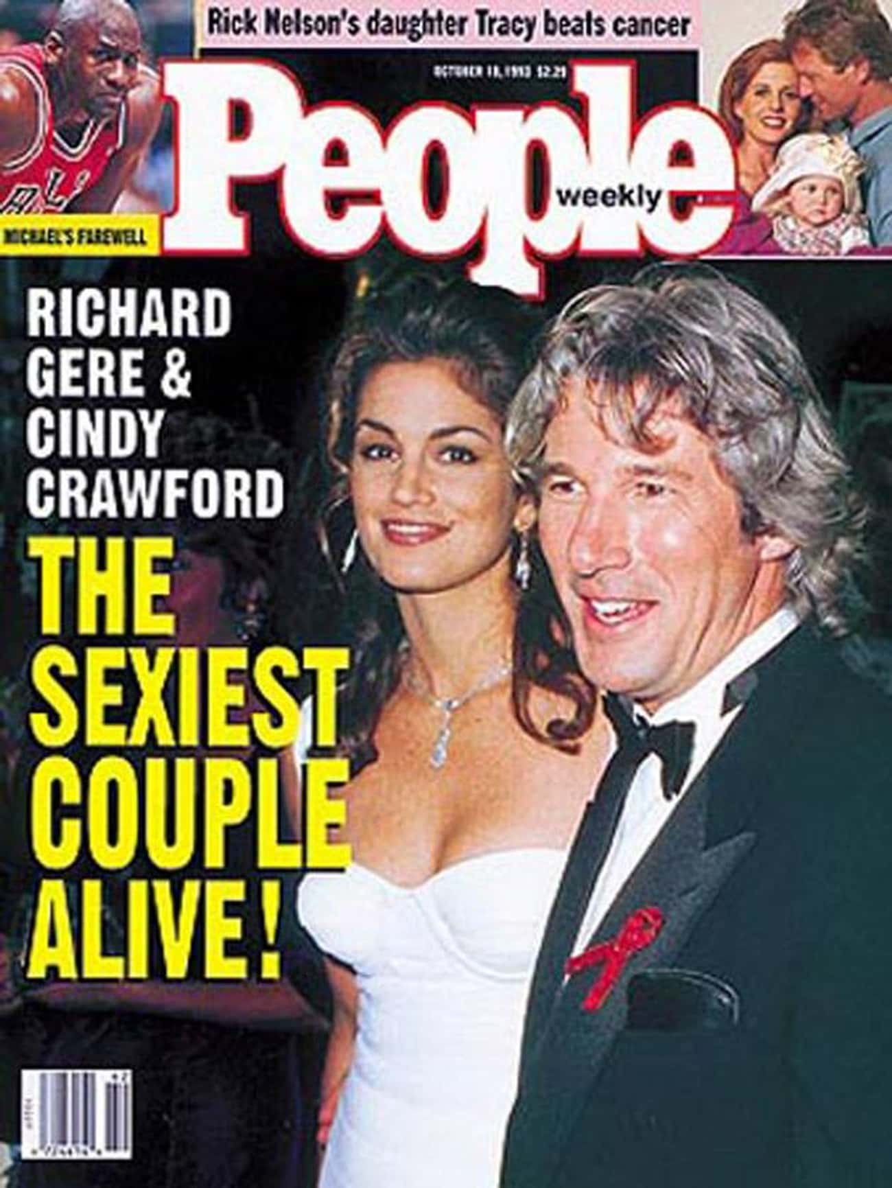 1993 - Cindy Crawford and Richard Gere (Sexiest Couple Alive)