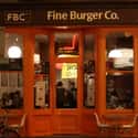 Fine Burger Company on Random Best Restaurant Chains in the UK