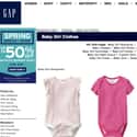 Baby Gap on Random Kid's Clothing Websites
