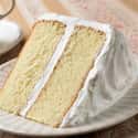 White Cake on Random Type of Cak