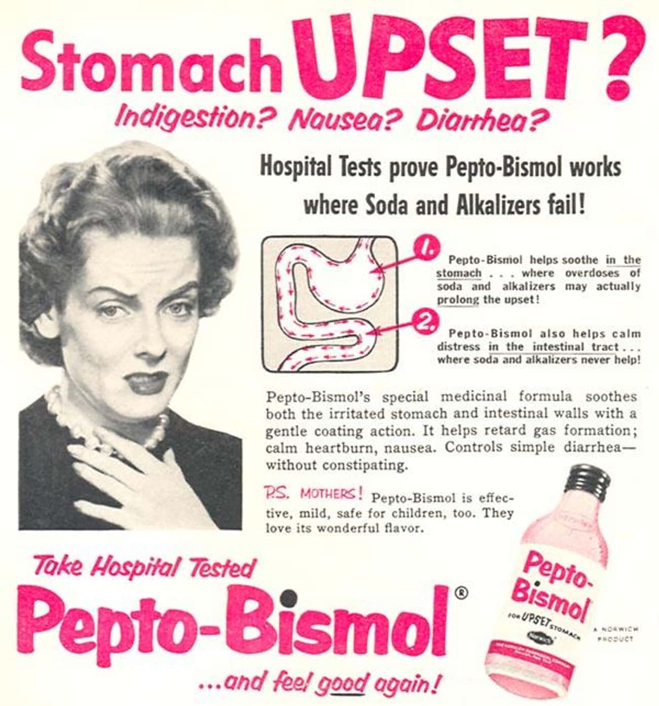 Pepto-Bismol Is Effective Because Bismuth Is Almost as Dense as Lead