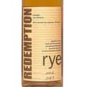 Redemption Rye Whiskey on Random Best Rye Whiskey