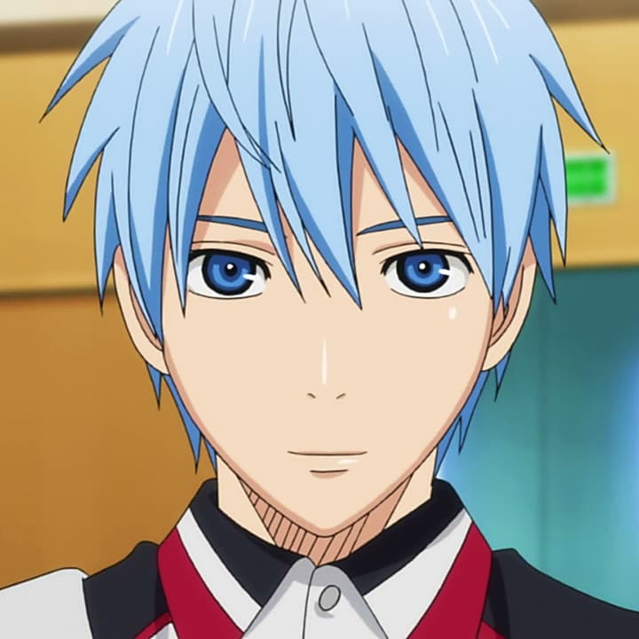 anime boy with blue eyes