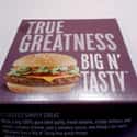 McDONALD'S BIG 'N TASTY on Random Best Fast Food Burgers