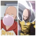 Saitama on Random Chill Anime Characters Who Get Tough When Things Get Serious