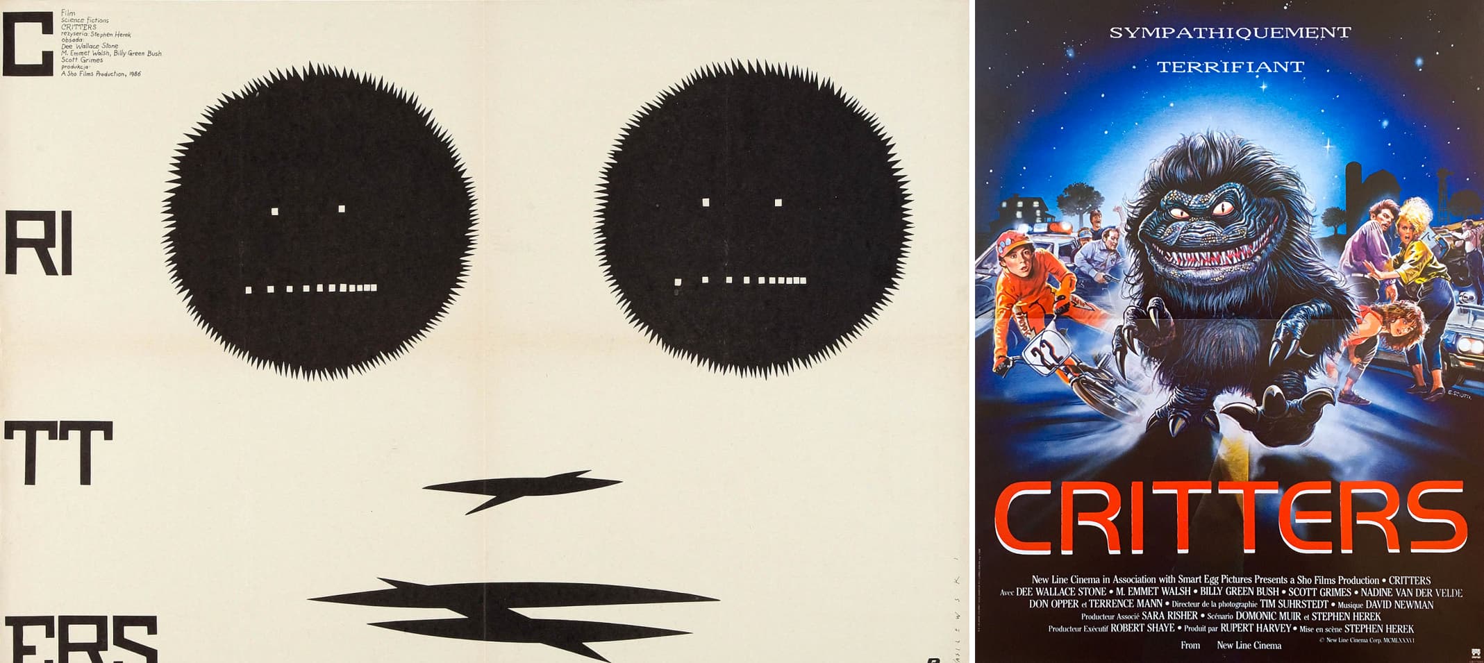 Polish Horror Movie Posters Vs. Their American Counterparts