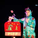 age 38   John van der Put, known as Piff the Magic Dragon, is a magician and comedian from the United Kingdom.