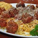 Spaghetti with meatballs on Random Essential 'National' Food Dishes Whose Origins We Were Totally Wrong About