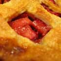 Strawberry rhubarb pie on Random Most Delicious Pies