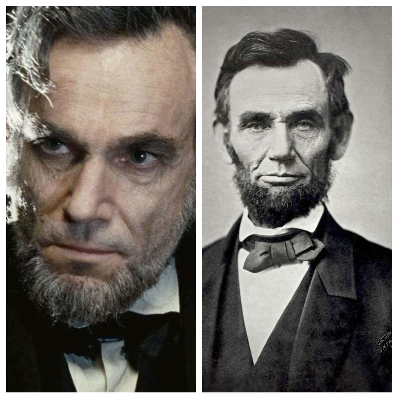 Daniel Day-Lewis Vs. Abraham Lincoln In &#34;Lincoln&#34;