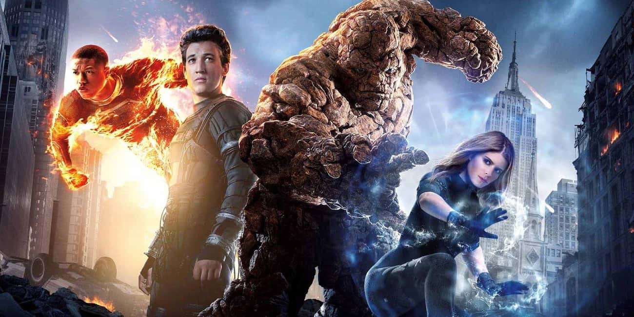 The Fantastic Four And Doctor Doom In 'Fantastic Four'