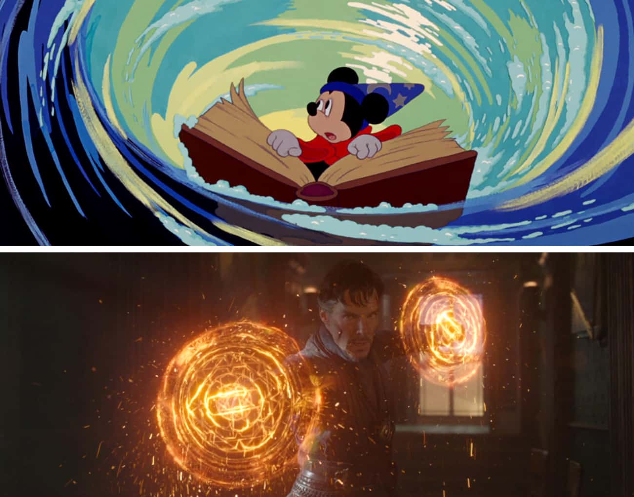 The Trippy Visual World Of 'Doctor Strange' Was Inspired By Disney's 'Fantasia'