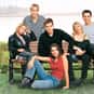 James Van Der Beek, Katie Holmes, Michelle Williams   Dawson's Creek is an American teen drama television series about the fictional lives of a close-knit group of friends beginning in high school and continuing in college.