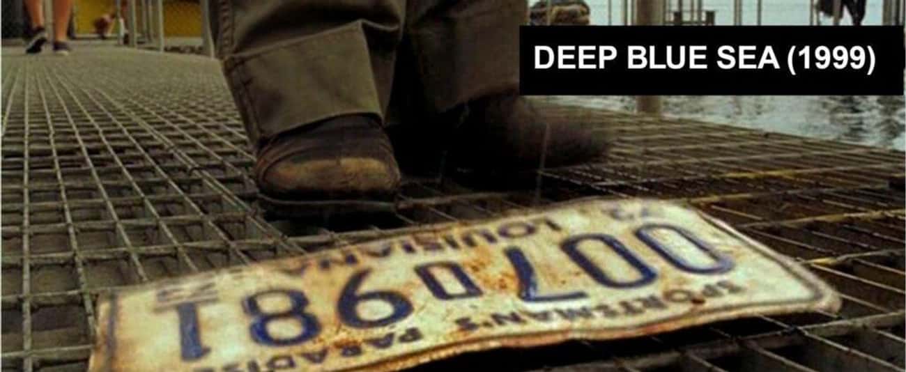 'Deep Blue Sea' Uses A License Plate From 'Jaws'