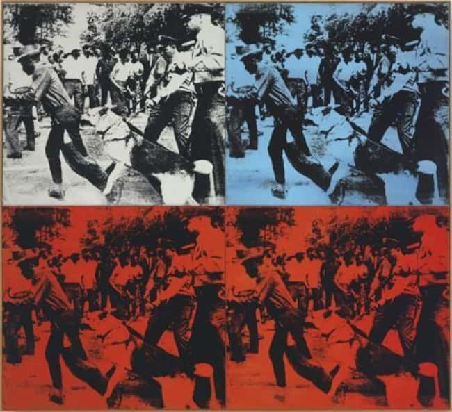Race Riot is listed (or ranked) 16 on the list Andy Warhol's Greatest Works Of Art
