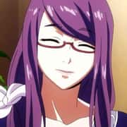 purple hair anime girls