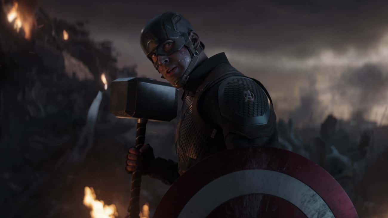 Cap Lifting Mjolnir In ‘Avengers: Endgame’ Was One Of The First Ideas They Had And They Shot It A Bunch Of Different Ways