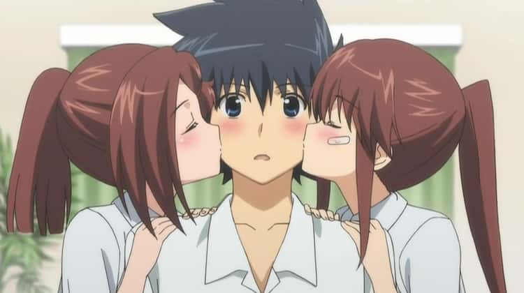 Anime Girl Boy Kissing HD Wallpaper - StylishHDWallpapers
