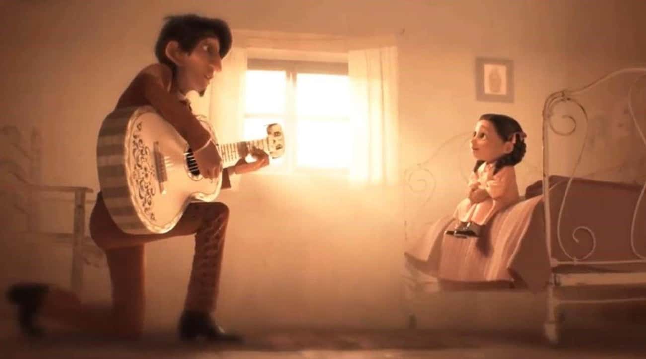 Hector Singing To Young Coco In 'Coco'