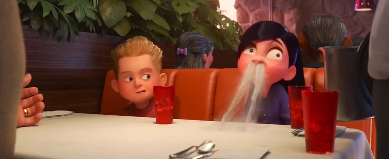  When Violet's Dad Tries To Set Her Up With Tony In 'Incredibles 2'