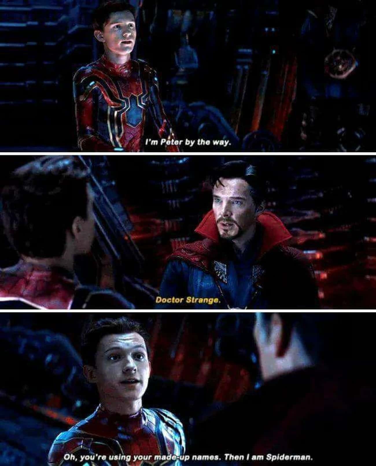 Spider-Man And Dr. Strange Meet As Stowaways ('Avengers: Infinity War')