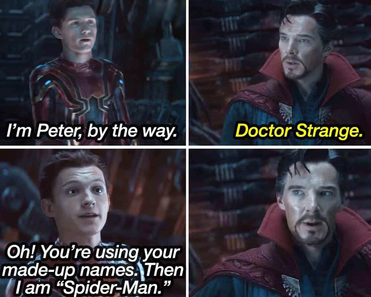 In ‘Avengers: Infinity War,’ Spider-Man Points Out The Awkwardness In Everyone Using Their ‘Made-Up Names’