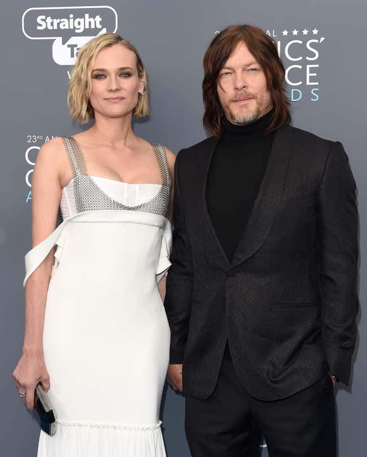 norman reedus laurie holden kiss