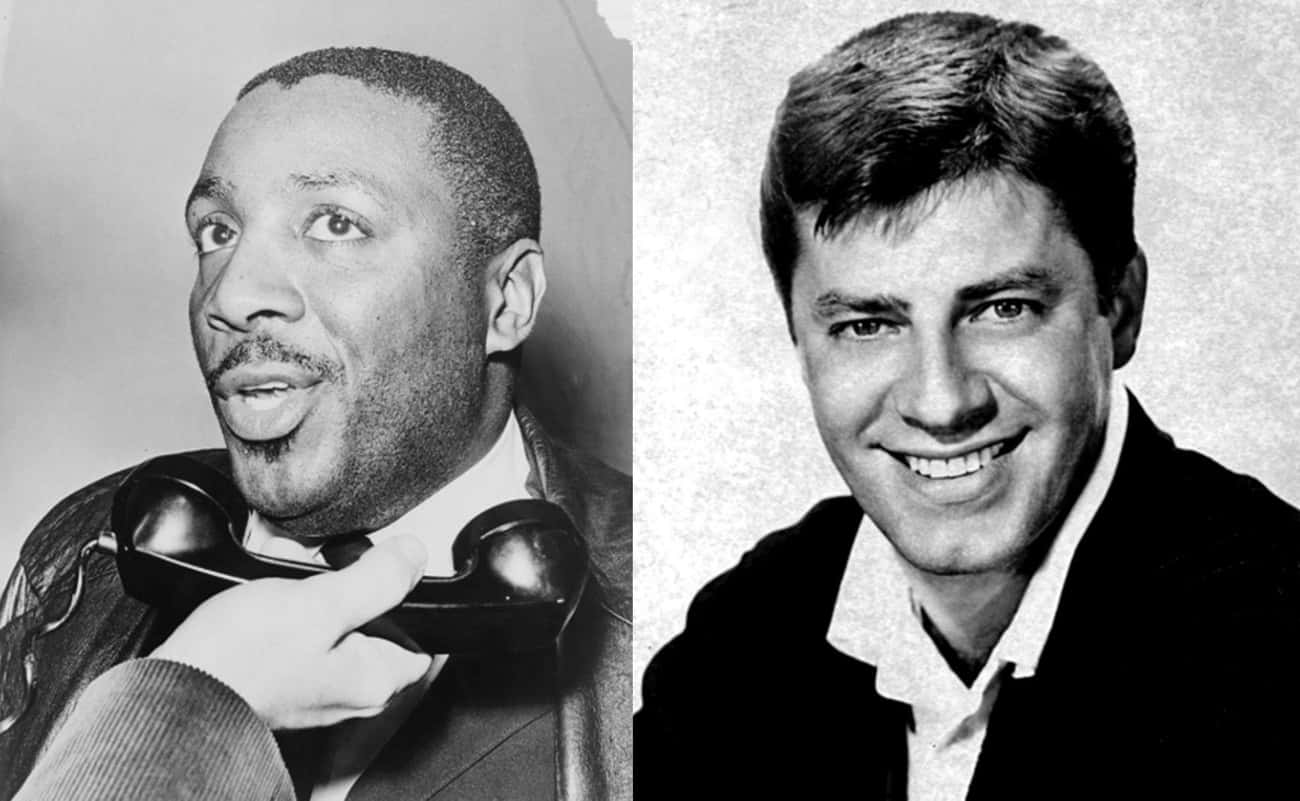 Dick Gregory and Jerry Lewis