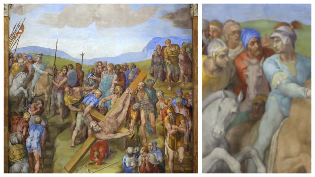 Michelangelo: Crucifixion of Saint Peter