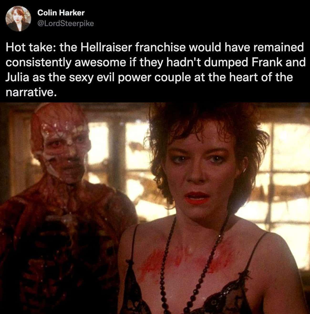 They Should Have Kept Frank And Julia In The 'Hellraiser' Franchise