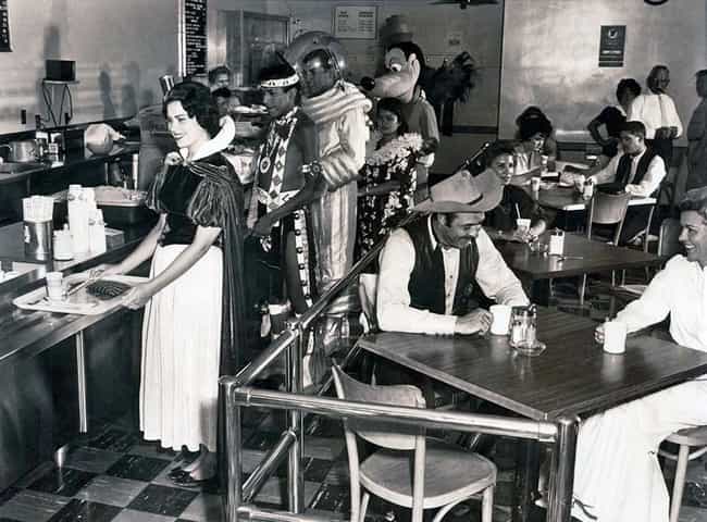 Employees at the Disneyland Cafeteria, 1961