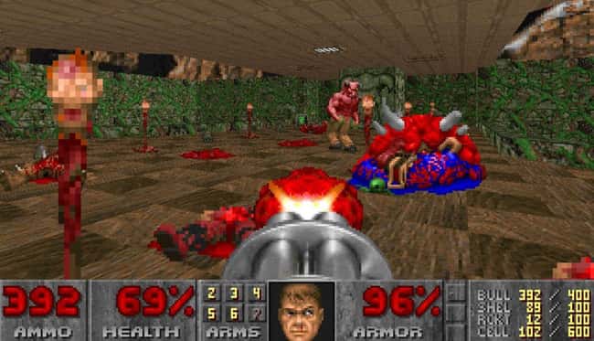 Doom is listed (or ranked) 12 on the list Most Controversial Video Games That Have Ever Been Released