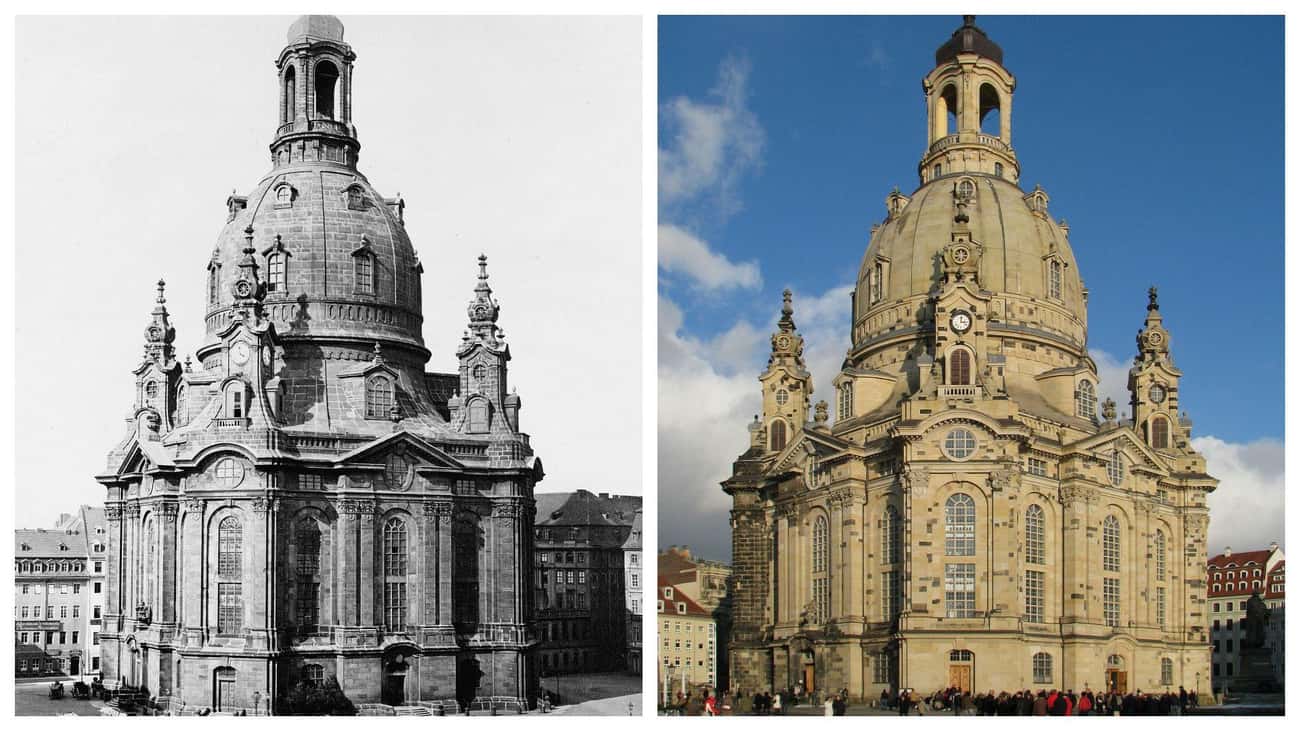 Dresden Frauenkirche In Germany